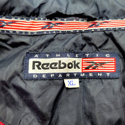 【中古品】【メンズ】 Reebok リーボック 90S NYLON JACKET ナイロンジャケット アウター 146-241102-as-18-izu サイズ：XL カラー：ネイビー 万代Net店