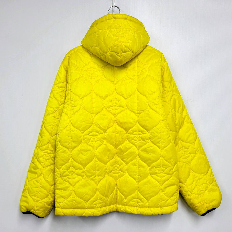 【中古品】【メンズ】 A BATHING APE アベイシングエイプ REVERSIBLE QUILTING JACKET リバーシブル キルティング ジャケット アウター 142-241102-as-01-izu サイズ：L カラー：イエロー/ネイビー 万代Net店