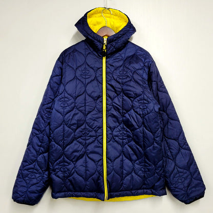 【中古品】【メンズ】 A BATHING APE アベイシングエイプ REVERSIBLE QUILTING JACKET リバーシブル キルティング ジャケット アウター 142-241102-as-01-izu サイズ：L カラー：イエロー/ネイビー 万代Net店