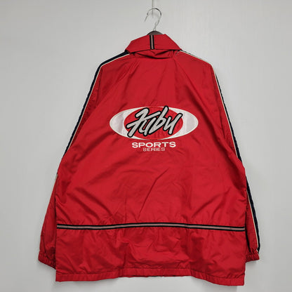 【現状渡し品】【メンズ】 FUBU THE COLLECTION フブザコレクション 90S NYLON JACKET ナイロンジャケット アウター 146-241102-as-29-izu カラー：レッド 万代Net店