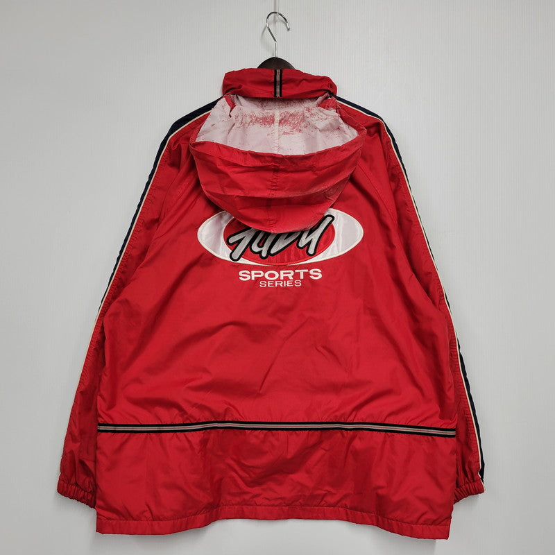 【現状渡し品】【メンズ】 FUBU THE COLLECTION フブザコレクション 90S NYLON JACKET ナイロンジャケット アウター 146-241102-as-29-izu カラー：レッド 万代Net店