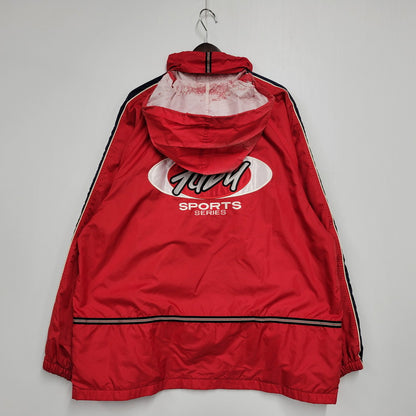 【現状渡し品】【メンズ】 FUBU THE COLLECTION フブザコレクション 90S NYLON JACKET ナイロンジャケット アウター 146-241102-as-29-izu カラー：レッド 万代Net店