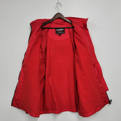 【現状渡し品】【メンズ】 FUBU THE COLLECTION フブザコレクション 90S NYLON JACKET ナイロンジャケット アウター 146-241102-as-29-izu カラー：レッド 万代Net店