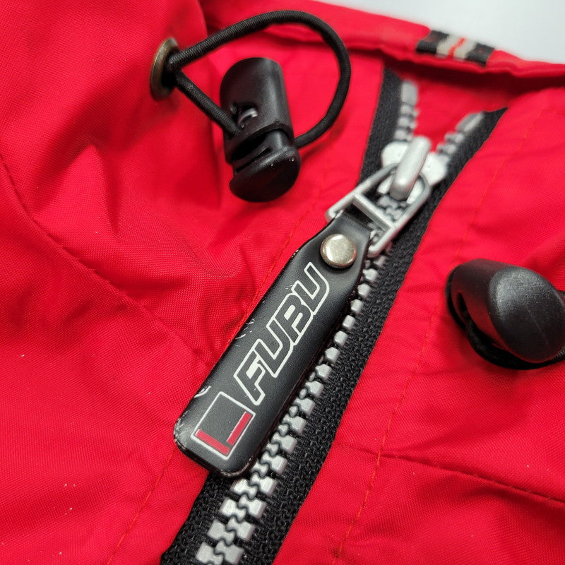 【現状渡し品】【メンズ】 FUBU THE COLLECTION フブザコレクション 90S NYLON JACKET ナイロンジャケット アウター 146-241102-as-29-izu カラー：レッド 万代Net店