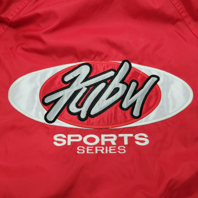 【現状渡し品】【メンズ】 FUBU THE COLLECTION フブザコレクション 90S NYLON JACKET ナイロンジャケット アウター 146-241102-as-29-izu カラー：レッド 万代Net店