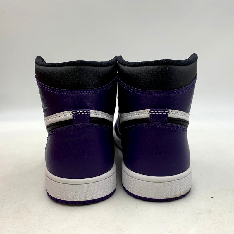 【中古品】【メンズ】 NIKE ナイキ AIR JORDAN 1 RETRO HIGH OG 555088-500 エア ジョーダン 1 レトロ ハイ OG スニーカー シューズ 靴 160-241103-ay-01-izu サイズ：28.5cm カラー：COURT PURPLE/BLACK-WHITE 万代Net店