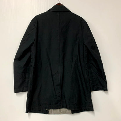 【中古品】【メンズ】 BURBERRY BLACK LABEL バーバリーブラックレーベル SOUTIEN COLLAR COAT BMA04-301-09 ステンカラーコート ロングコート アウター 141-241103-ay-06-izu サイズ：M カラー：ブラック 万代Net店