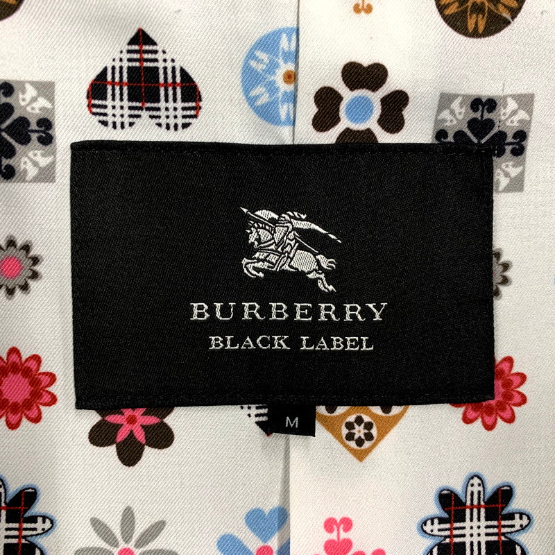 【中古品】【メンズ】 BURBERRY BLACK LABEL バーバリーブラックレーベル SOUTIEN COLLAR COAT BMA04-301-09 ステンカラーコート ロングコート アウター 141-241103-ay-06-izu サイズ：M カラー：ブラック 万代Net店