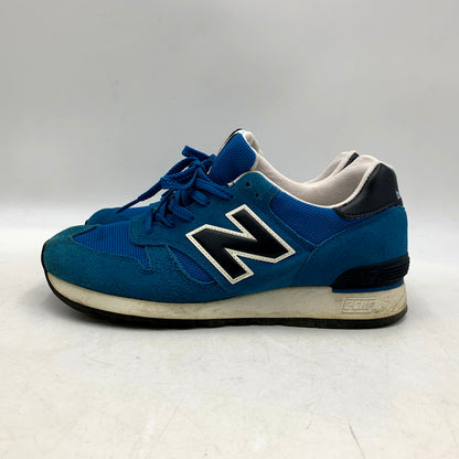 【中古品】【メンズ/レディース】 NEW BALANCE ニューバランス M670SBK 英国製 スニーカー シューズ 靴 162-241103-ay-28-izu サイズ：US8/26cm カラー：ブルー 万代Net店