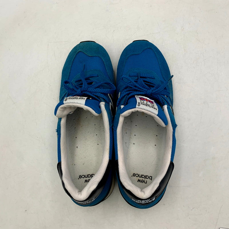 【中古品】【メンズ/レディース】 NEW BALANCE ニューバランス M670SBK 英国製 スニーカー シューズ 靴 162-241103-ay-28-izu サイズ：US8/26cm カラー：ブルー 万代Net店