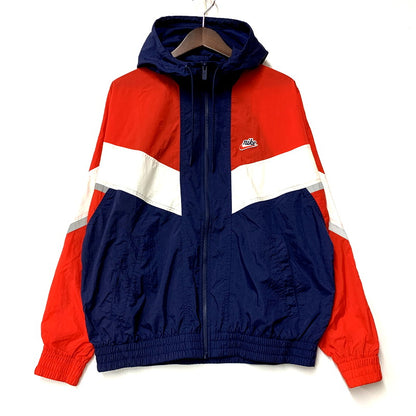 【中古品】【メンズ】 NIKE ナイキ M NSW HE WR+ JKT HD UNLD CZ0782-410 ウインドブレーカー フーディ ナイロンジャケット ロゴ 刺繍 アウター 148-241103-ay-18-izu サイズ：L カラー：マルチ 万代Net店