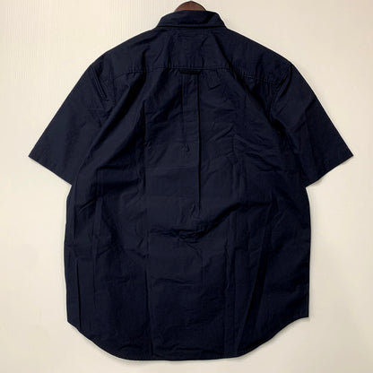 【中古美品】【メンズ】 TOMMY HILFIGER トミーヒルフィガー ARCHIVE FIT SS POCKET SHIRT ポケットシャツ 半袖 ロゴ 刺繍 トップス 147-241103-ay-19-izu サイズ：M カラー：ネイビー 万代Net店