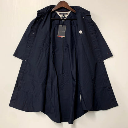 【中古美品】【メンズ】 TOMMY HILFIGER トミーヒルフィガー ARCHIVE FIT SS POCKET SHIRT ポケットシャツ 半袖 ロゴ 刺繍 トップス 147-241103-ay-19-izu サイズ：M カラー：ネイビー 万代Net店