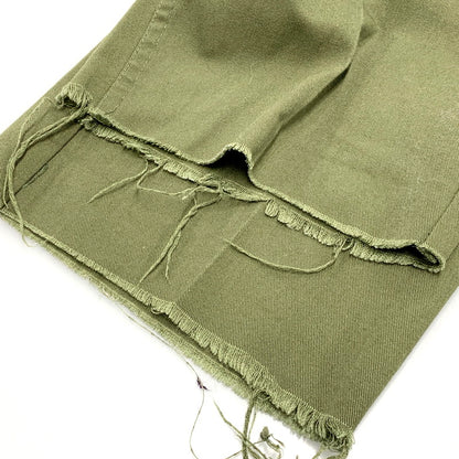 【中古品】【レディース】  US ARMY ユーエスアーミー BAKER PANTS ベイカーパンツ ボトムス 171-241105-as-17-izu サイズ：26×29 カラー：グリーン 万代Net店