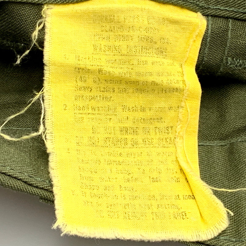 【中古品】【レディース】  US ARMY ユーエスアーミー BAKER PANTS ベイカーパンツ ボトムス 171-241105-as-17-izu サイズ：26×29 カラー：グリーン 万代Net店