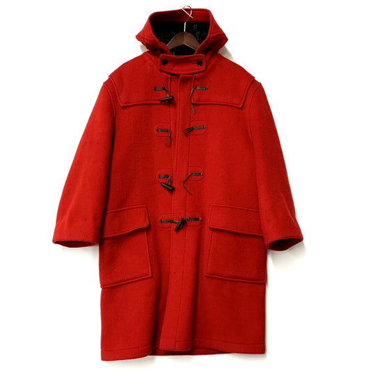 【現状渡し品】【メンズ】 Gloverall グローバーオール 90S DUFFEL COAT ダッフルコート ロングコート 白タグ 英国製 アウター 146-241103-ay-12-izu サイズ：40 カラー：レッド 万代Net店