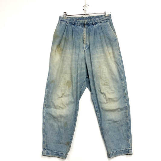 【現状渡し品】【メンズ】 Dulcamara ドゥルカマラ TUCK DENIM PANTS タックデニムパンツ ジーンズ ボトムス 151-241105-as-13-izu サイズ：2 カラー：ライトインディゴ 万代Net店