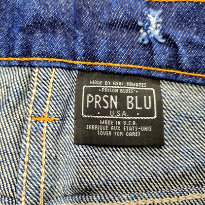 【中古品】【メンズ】  PRISON BLUES プリズンブルース 52033 DENIM PANTS USA製 デニムパンツ ズボン ボトムス 156-241106-ma-09-izu サイズ：W34 カラー：インディゴ 万代Net店