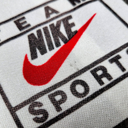 【中古品】【メンズ】 NIKE ナイキ 90S SS POLO SHIRT ショートスリーブ ポロシャツ 銀タグ USA製 半袖 トップス 146-241106-as-06-izu サイズ：XL カラー：ホワイト 万代Net店