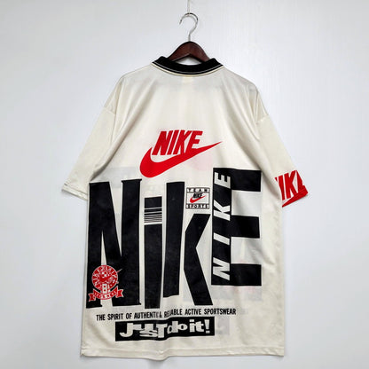 【中古品】【メンズ】 NIKE ナイキ 90S SS POLO SHIRT ショートスリーブ ポロシャツ 銀タグ USA製 半袖 トップス 146-241106-as-06-izu サイズ：XL カラー：ホワイト 万代Net店