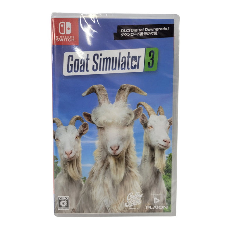 【中古美品】 【未開封】【ゲーム】Goat Simulator 3 CERO区分_C 15歳以上対象 Nintendo Switch 任天堂 スイッチ ソフト 029-260919-as-31-izu 万代Net店