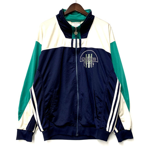 【中古品】【メンズ】 adidas アディダス 80S TRACK JACKET トラックジャケット スポーツ ジャージ ロゴ 刺繍 トップス 146-241109-ay-07-izu サイズ：L カラー：マルチ 万代Net店