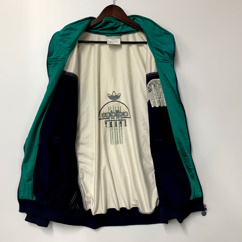 【中古品】【メンズ】 adidas アディダス 80S TRACK JACKET トラックジャケット スポーツ ジャージ ロゴ 刺繍 トップス 146-241109-ay-07-izu サイズ：L カラー：マルチ 万代Net店