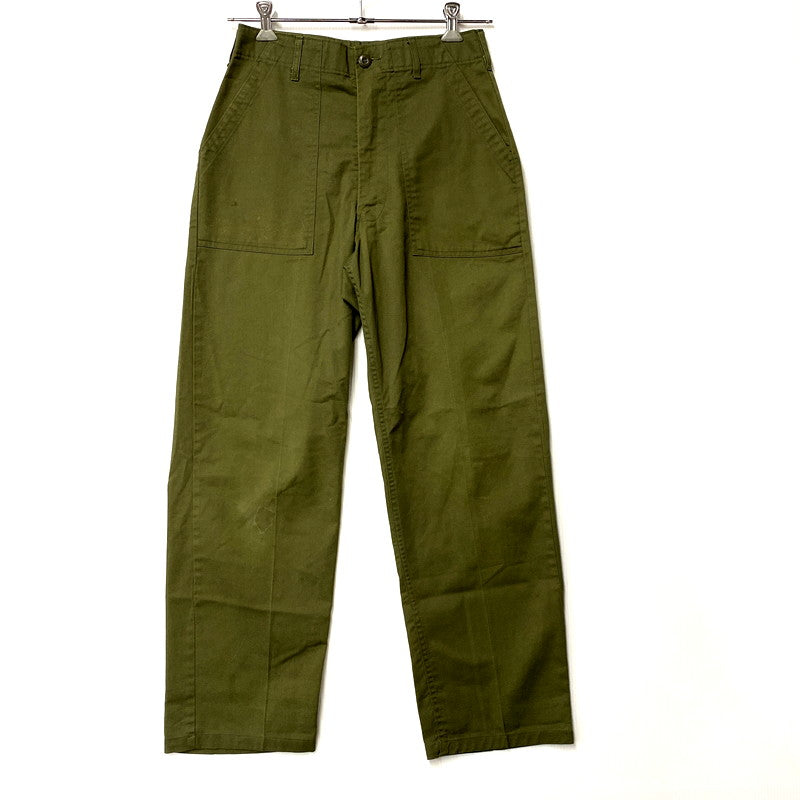 【中古品】【メンズ】  US ARMY ユーエスアーミー 70S BAKER PANTS 8405-00-610-2597 ベイカーパンツ 76年製 ボトムス 157-241108-as-22-izu サイズ：30×31 カラー：グリーン 万代Net店