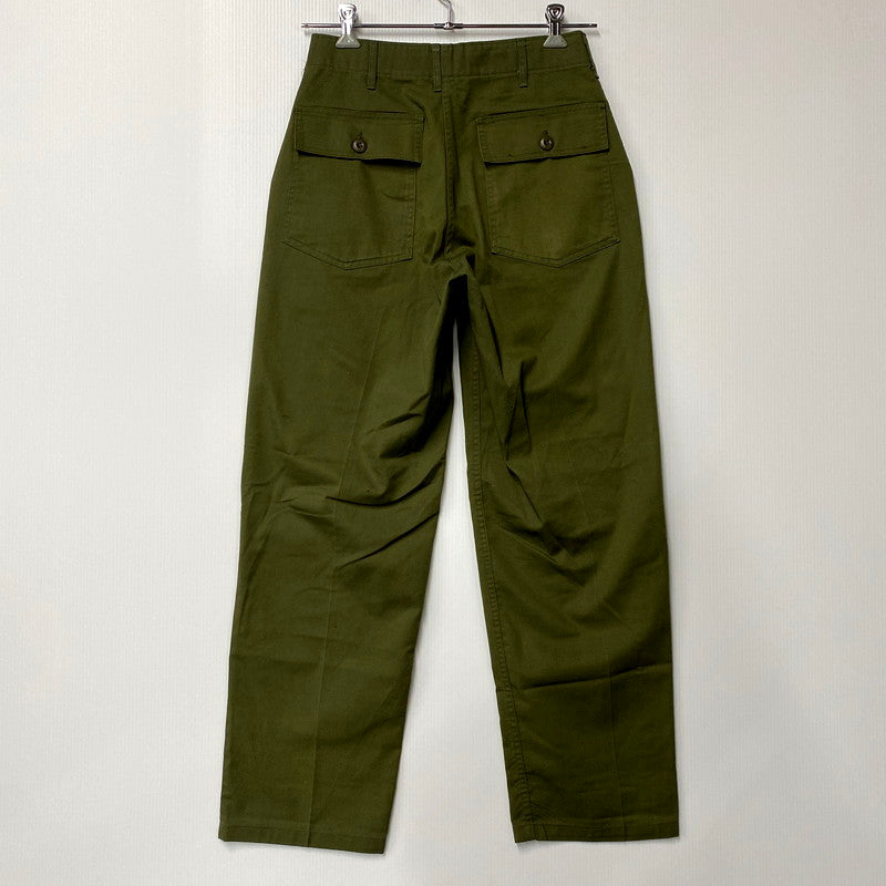 【中古品】【メンズ】  US ARMY ユーエスアーミー 70S BAKER PANTS 8405-00-610-2597 ベイカーパンツ 76年製 ボトムス 157-241108-as-22-izu サイズ：30×31 カラー：グリーン 万代Net店