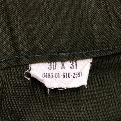 【中古品】【メンズ】  US ARMY ユーエスアーミー 70S BAKER PANTS 8405-00-610-2597 ベイカーパンツ 76年製 ボトムス 157-241108-as-22-izu サイズ：30×31 カラー：グリーン 万代Net店