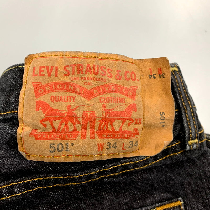 【中古品】【メンズ】 Levi's リーバイス DENIM PANTS 00501-0226 デニムパンツ ボタン裏刻印4032 メキシコ製 ジーンズ ズボン ボトムス 158-241109-ay-10-izu サイズ：34×34 カラー：ブラック系 万代Net店