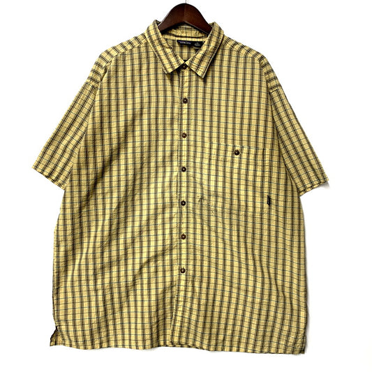 【現状渡し品】【メンズ】 patagonia パタゴニア SS CHECK SHIRT 52996 チェックシャツ 半袖 カジュアルシャツ 2002年製 トップス 144-241109-ay-18-izu サイズ：XL カラー：イエロー系 万代Net店