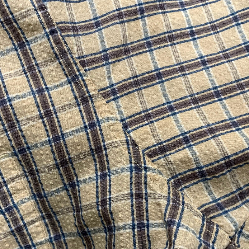 【現状渡し品】【メンズ】 patagonia パタゴニア SS CHECK SHIRT 52996 チェックシャツ 半袖 カジュアルシャツ 2002年製 トップス 144-241109-ay-18-izu サイズ：XL カラー：イエロー系 万代Net店