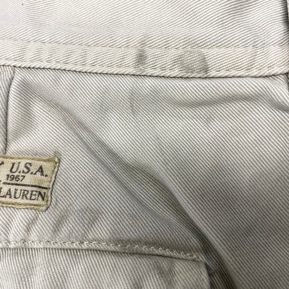 【中古品】【メンズ】 POLO RALPH LAUREN ポロ・ラルフローレン 90S CARGO PANTS 90年代 カーゴパンツ ズボン ボトムス 157-241107-ma-03-izu サイズ：40×32 カラー：ライトグレー 万代Net店