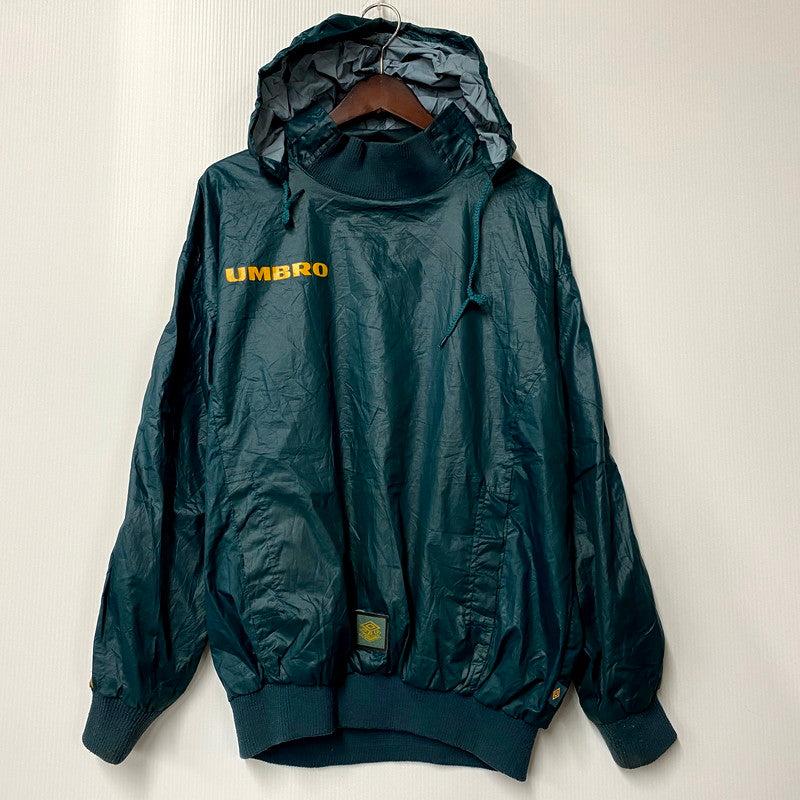 【中古品】【メンズ】  UMBRO アンブロ 90S NYLON PULLOVER 90年代 ナイロンプルオーバー トップス 長袖 146-241107-ma-07-izu サイズ：M カラー：グリーン 万代Net店