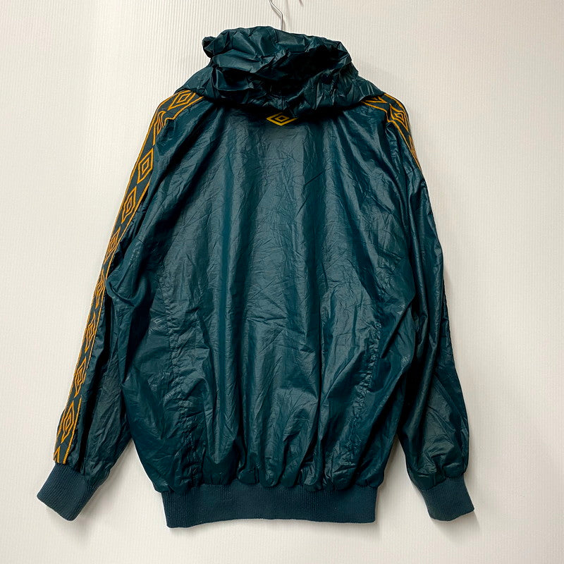 【中古品】【メンズ】  UMBRO アンブロ 90S NYLON PULLOVER 90年代 ナイロンプルオーバー トップス 長袖 146-241107-ma-07-izu サイズ：M カラー：グリーン 万代Net店