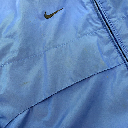 【現状渡し品】【メンズ】 NIKE ナイキ 00S BOCA JUNIORS NYLON FLEECE JACKET ボカジュニアーズ ナイロン フリース ジャケット アウター 146-241108-as-26-izu サイズ：L カラー：ブルー 万代Net店