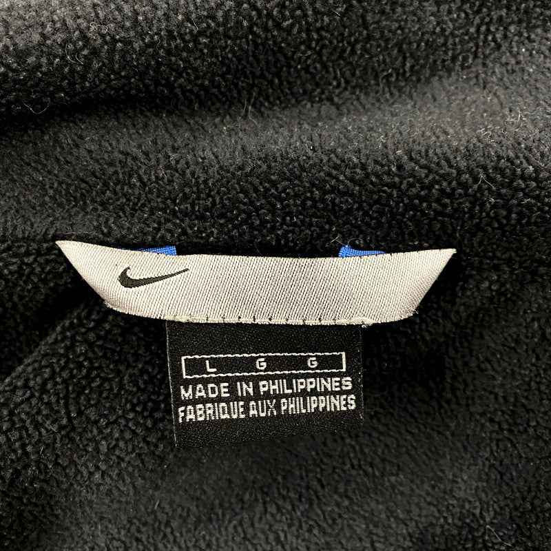 【現状渡し品】【メンズ】 NIKE ナイキ 00S BOCA JUNIORS NYLON FLEECE JACKET ボカジュニアーズ ナイロン フリース ジャケット アウター 146-241108-as-26-izu サイズ：L カラー：ブルー 万代Net店