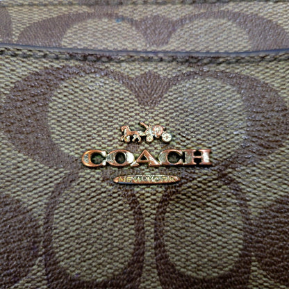 【現状渡し品】【レディース】 COACH コーチ 91677 シグネチャー ショルダーバッグ カバン 鞄 180-241125-as-30-izu カラー：ブラウン 万代Net店