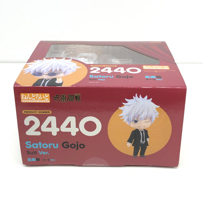 【中古美品】 グッドスマイルカンパニー ねんどろいど 2440 呪術廻戦 五条悟 スーツ ver. フィギュア 051-260919-AS-5-hon 万代Net店