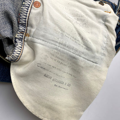 【中古品】【メンズ】 Levi's リーバイス 90S 502 DENIM PANTS 502-XX デニムパンツ 日本製 刻印J22 1994年製 ビッグE TALONジッパー ジーンズ ボトムス 157-241111-as-09-izu サイズ：29 カラー：ブルー系 万代Net店