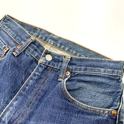 【中古品】【メンズ】 Levi's リーバイス 90S 502 DENIM PANTS 502-XX デニムパンツ 日本製 刻印J22 1994年製 ビッグE TALONジッパー ジーンズ ボトムス 157-241111-as-09-izu サイズ：29 カラー：ブルー系 万代Net店