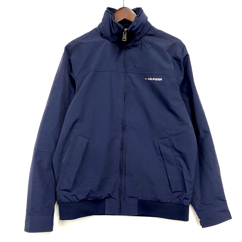 【中古品】【メンズ】 TOMMY HILFIGER トミーヒルフィガー NYLON JACKET 0183037 ナイロンジャケット アウター 147-241112-as-38-izu サイズ：M カラー：ネイビー 万代Net店