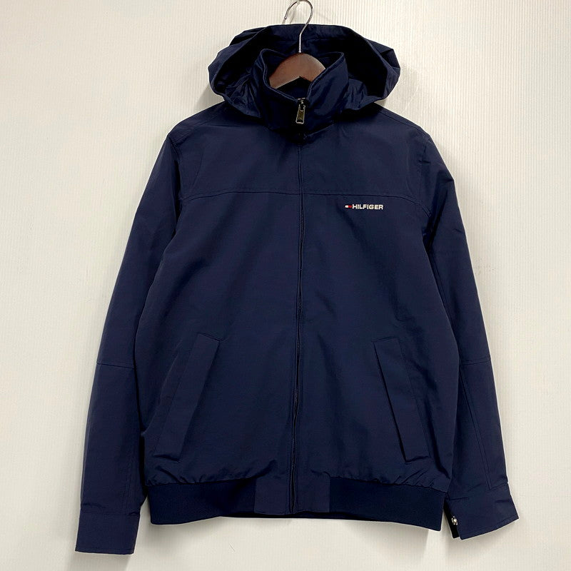 【中古品】【メンズ】 TOMMY HILFIGER トミーヒルフィガー NYLON JACKET 0183037 ナイロンジャケット アウター 147-241112-as-38-izu サイズ：M カラー：ネイビー 万代Net店