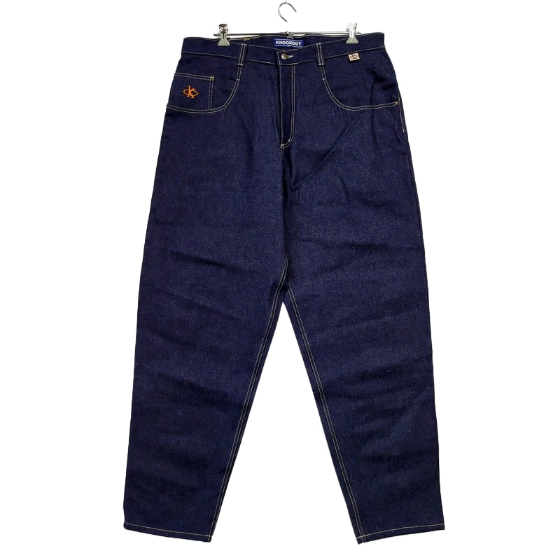 【中古美品】【メンズ】  KNOCKOUT JEANS ノックアウト ジーンズ 00S OVERSIZE BUGGY DENIM PANTS 1726 オーバーサイズ バギー デニムパンツ USA製 ボトムス 157-241110-as-17-izu サイズ：40 カラー：インディゴ 万代Net店