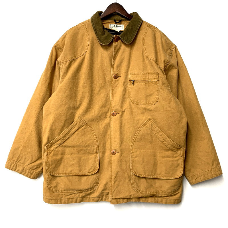 【中古品】【メンズ】 L.L.Bean エルエルビーン 80S LINER DUCK HUNTING JACKET H147 ライナー ダック ハンティングジャケット USA製 アウター 146-241110-as-27-izu サイズ：XL カラー：ブラウン系 万代Net店