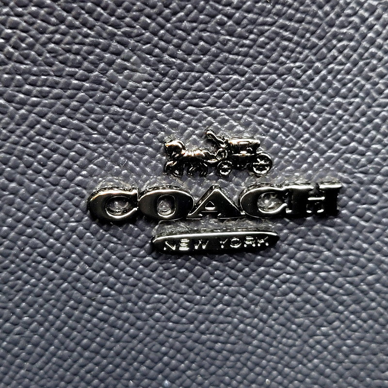 【中古品】【レディース】 COACH コーチ 2WAY TOTE BAG 38629 チャーリーキャリーオールクリスタルリベット トートバッグ カバン 鞄 180-241110-as-20-izu カラー：ネイビー 万代Net店