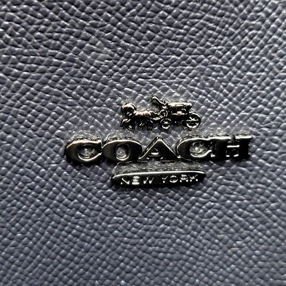 【中古品】【レディース】 COACH コーチ 2WAY TOTE BAG 38629 チャーリーキャリーオールクリスタルリベット トートバッグ カバン 鞄 180-241110-as-20-izu カラー：ネイビー 万代Net店