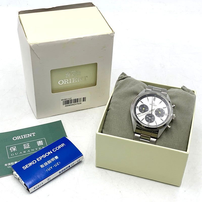 【中古品】【メンズ/レディース】 ORIENT オリエント UZ00-C0-B クォーツ 腕時計 197-241114-as-18-izu カラー：シルバー 万代Net店