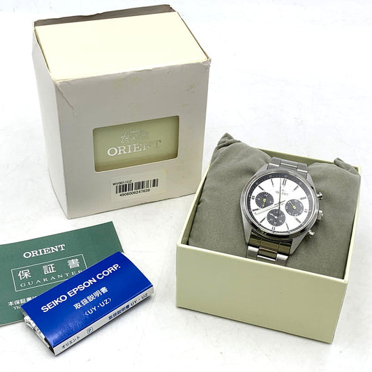 【中古品】【メンズ/レディース】 ORIENT オリエント UZ00-C0-B クォーツ 腕時計 197-241114-as-18-izu カラー：シルバー 万代Net店